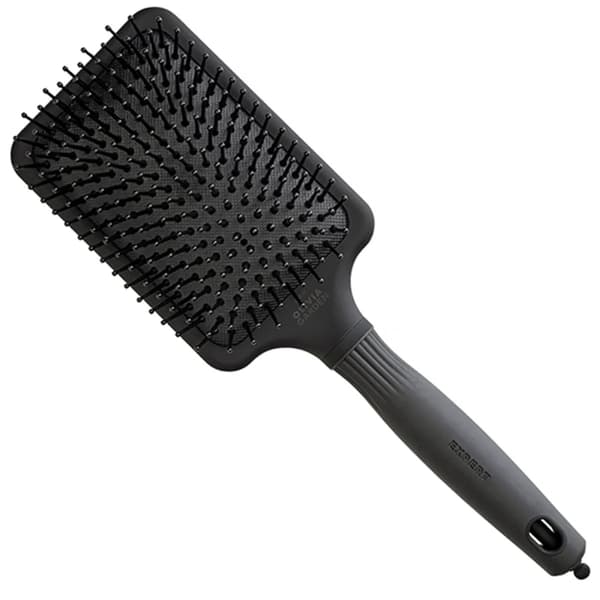 Olivia Garden Expert Care Rectangular Nylon Black Label Large -hiusharja