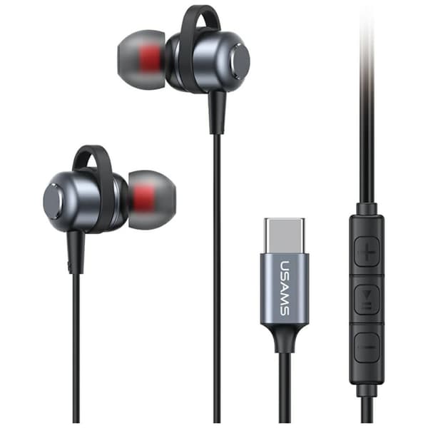 USAMS EP-48 USB-C misfarvning af stereohovedtelefoner