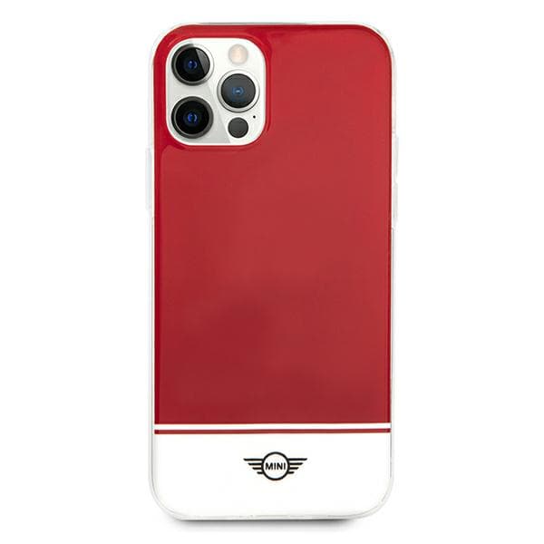 Mini Stripe Collection-skal till iPhone 12/12 Pro, rött