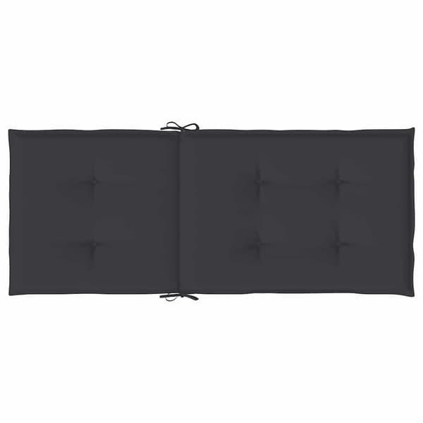 vidaXL havehynder, 2 stk., sorte, 120x50x3 cm