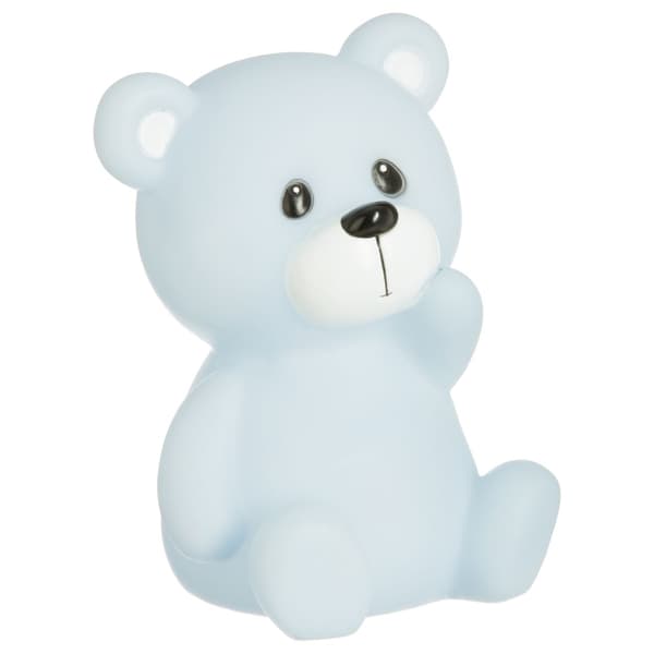LED-lampe til børn Teddybjørn blå