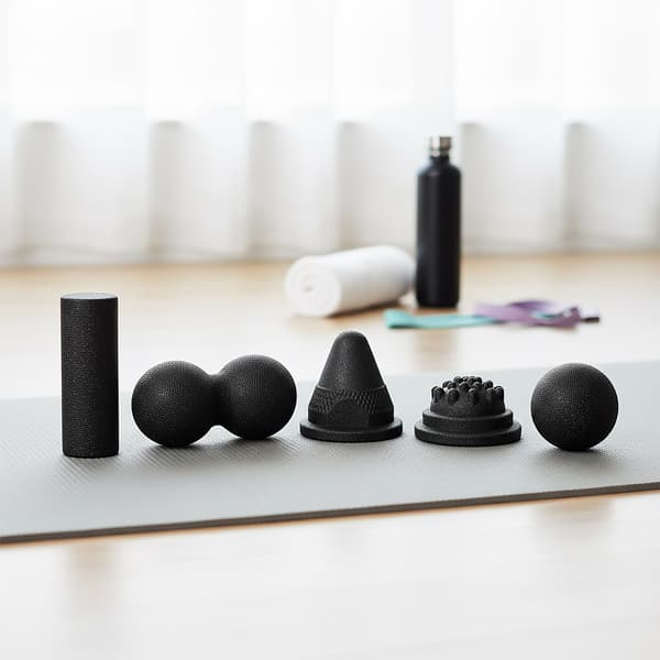 BC Roller Ball DUOBALL Roller Cone til at rulle kroppen, benene, ryggen, EPP-massage