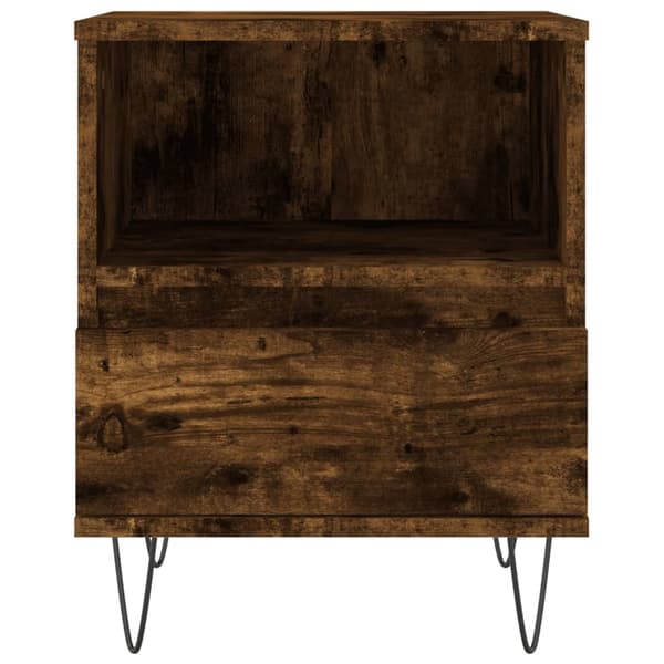 vidaXL Natbord røget eg 40x35x50 cm