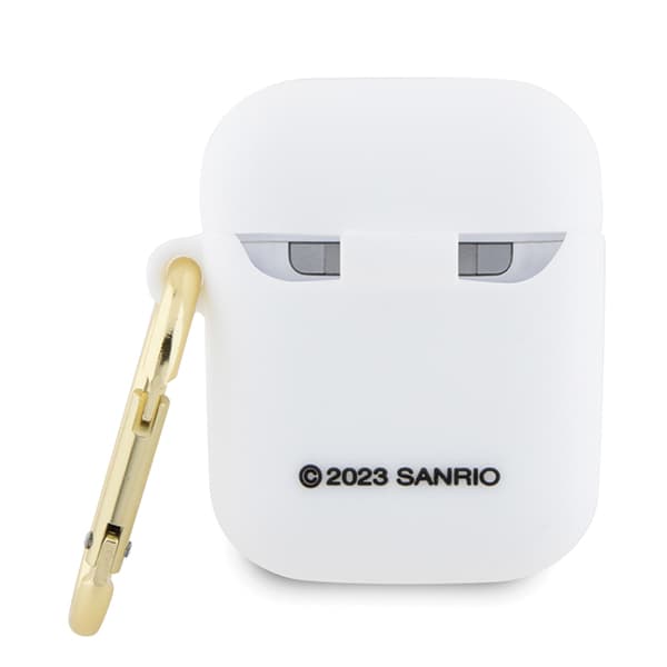 Hello Kitty Silikone 3D Kitty Hovedetui til Airpods 1/2, Hvid