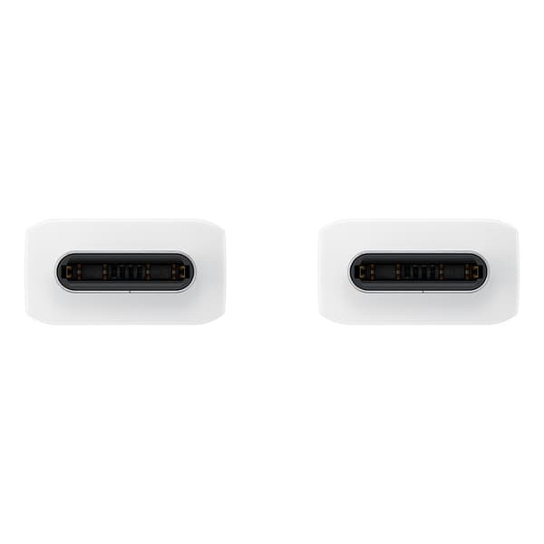 USB-C - USB-C 5A 480Mb/s 1,8m hvidt kabel
