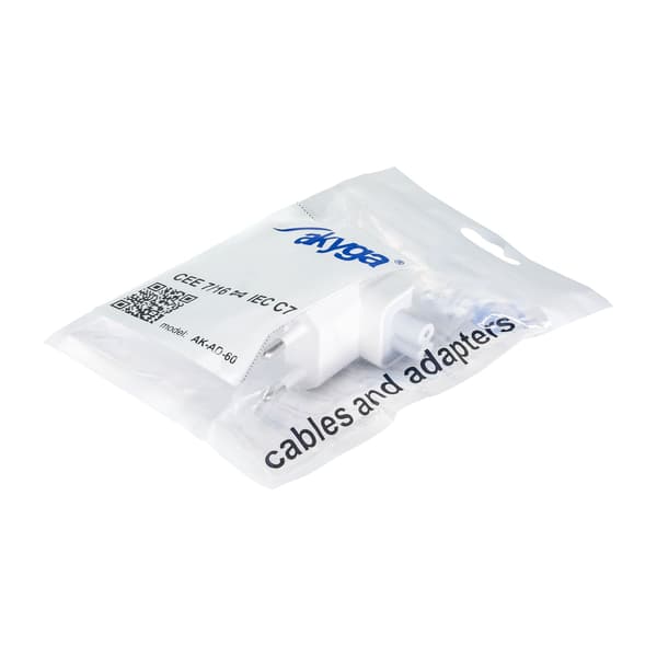Duckhead EU-sovitin Akyga AK-AD-60 Apple MacBook Magsafe iPad CEE 7/16 virtalähde
