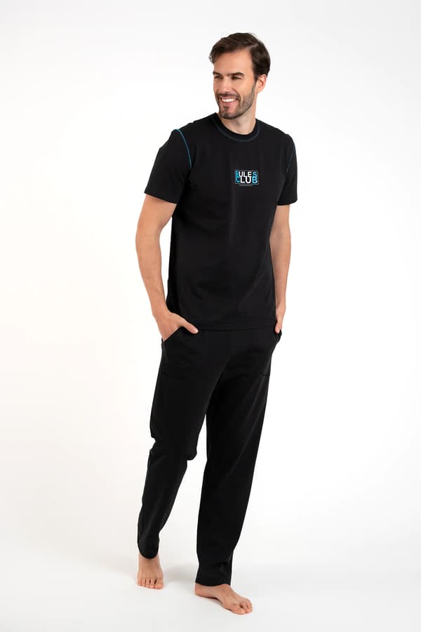 Club herrpyjamas, kortärmade, långbyxor, S