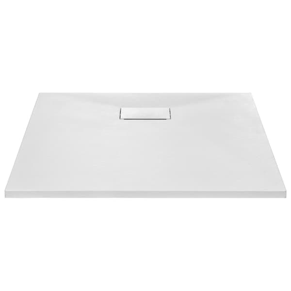 vidaXL Duschkar, SMC, Vit, 90 x 90 cm