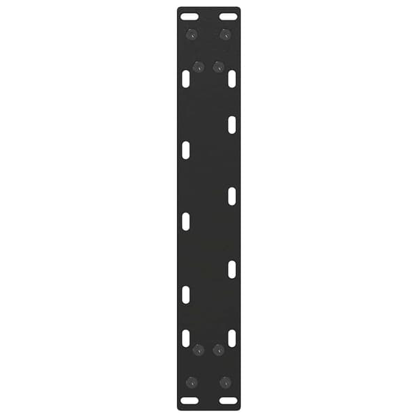 vidaXL sofabordsben, 2 stk., sort, 28x(42-43) cm, stål