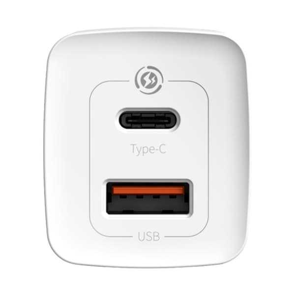 GaN2 Pro USB Snabbladdare USB-C QC PD 65W Vit