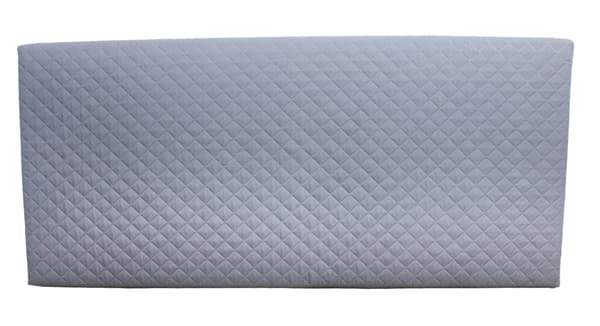 QUILTAT MADRASSÖVERDRAG GRÅTT 90x160x16