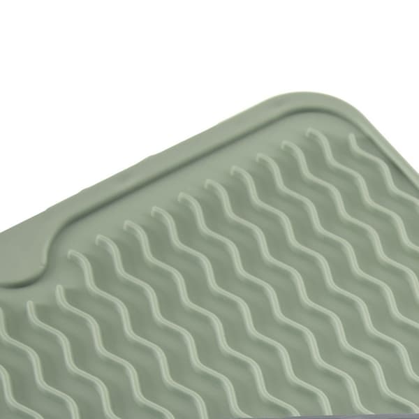 Gummimatta för disk grön 40x30,5 cm