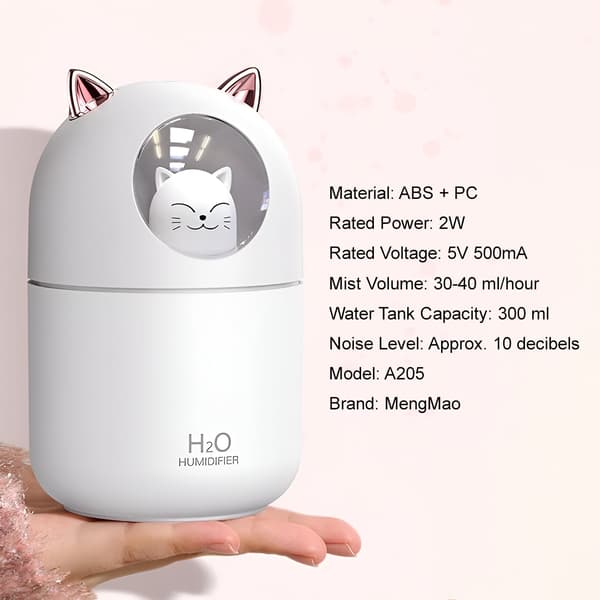 Meng MAO A205 mini luftfugter hvid