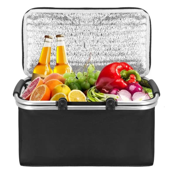 Heckermann 30L Picknickkorg Svart