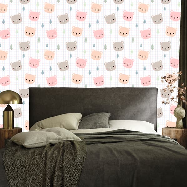 Bamse tapet til stue og soveværelse 50x1000 cm