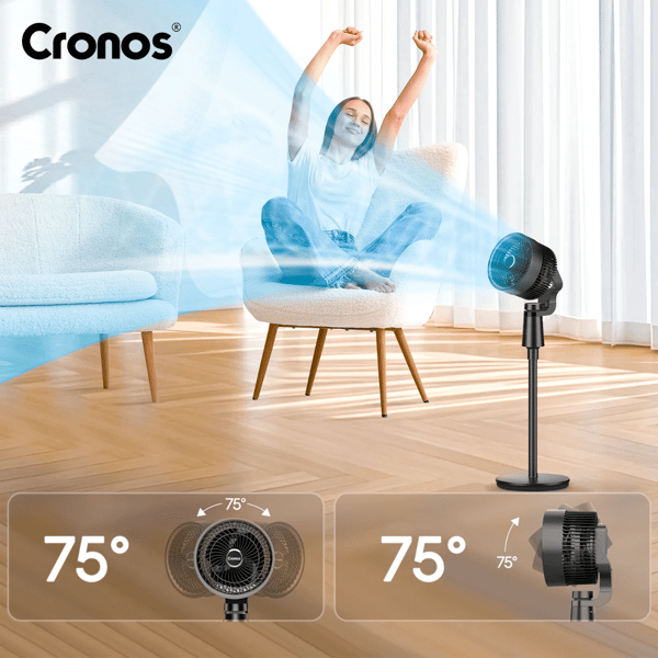 Cronos BL-XHS-3D stående fläkt