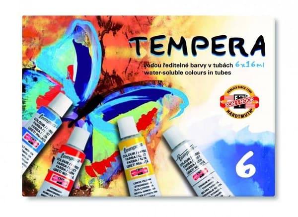 Temperamaalit 6 väriä