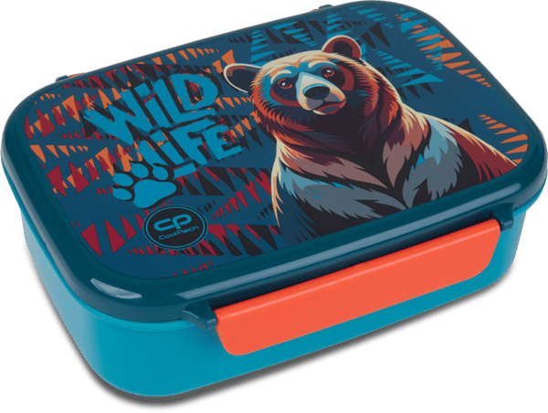 Foodyx Bear CoolPack madkasse med rum til børn