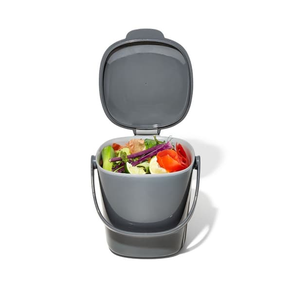 OXO Easy-Clean -kompostori 2,83 l. Harmaa GoodGrips