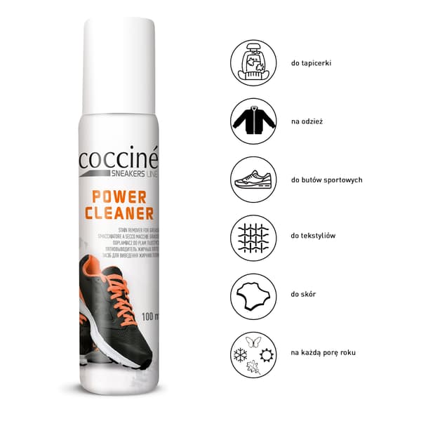 Pletfjerner til fedtede pletter - COCCINE POWER CLEANER 100 ml farveløs