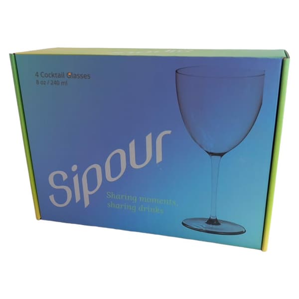 Champagnevinglas 230ml glas 4 st