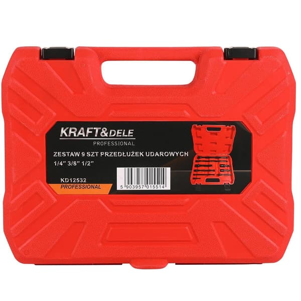 Iskuporavasarasarja 9 osaa 1/4" 3/8" 1/2" KD12532