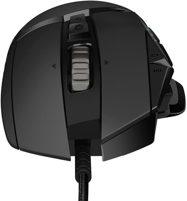 Logitech G502 Gaming Hero USB RGB Mus Sort (910-005471)