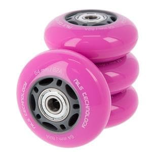 RULLER HJUL SÆT 64MM 82A LEJER ABEC-7 NILS