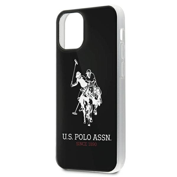 US Polo Shiny Big Logo-cover til iPhone 12 mini, sort