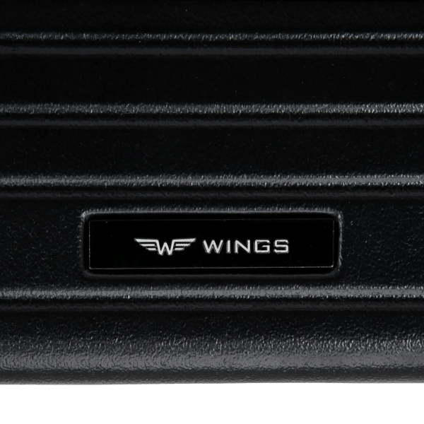Wings Bunting ABS+ 20" musta matkalaukku