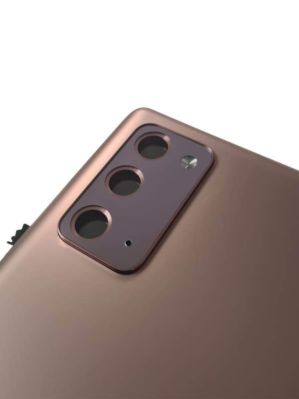 ORG Originalt bagcover til Samsung Galaxy Note 20, brunt