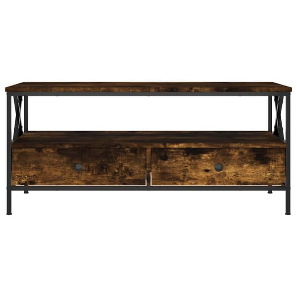 vidaXL sofabord røget eg 100x51x45 cm
