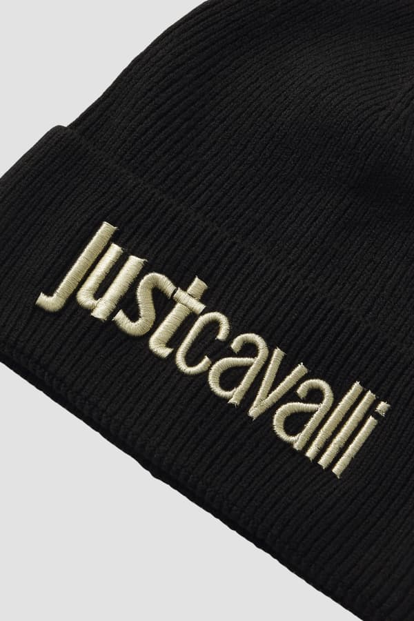 Just Cavalli Sort Damehue i Uldblanding