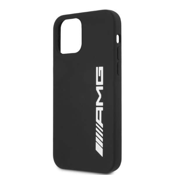 AMG Silikone Etui med Stort Logo til iPhone 12 Pro Max, Sort