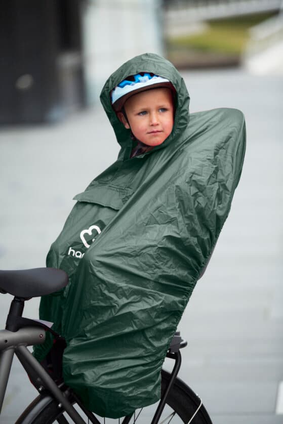 Hamax - Regnponcho för cykelsadel - Grön