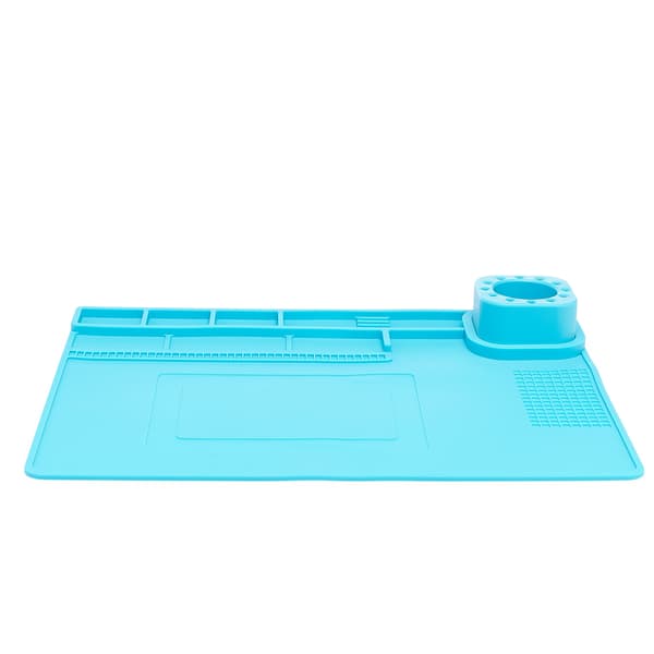 Antistatisk silikonemåtte 40x30 cm blå