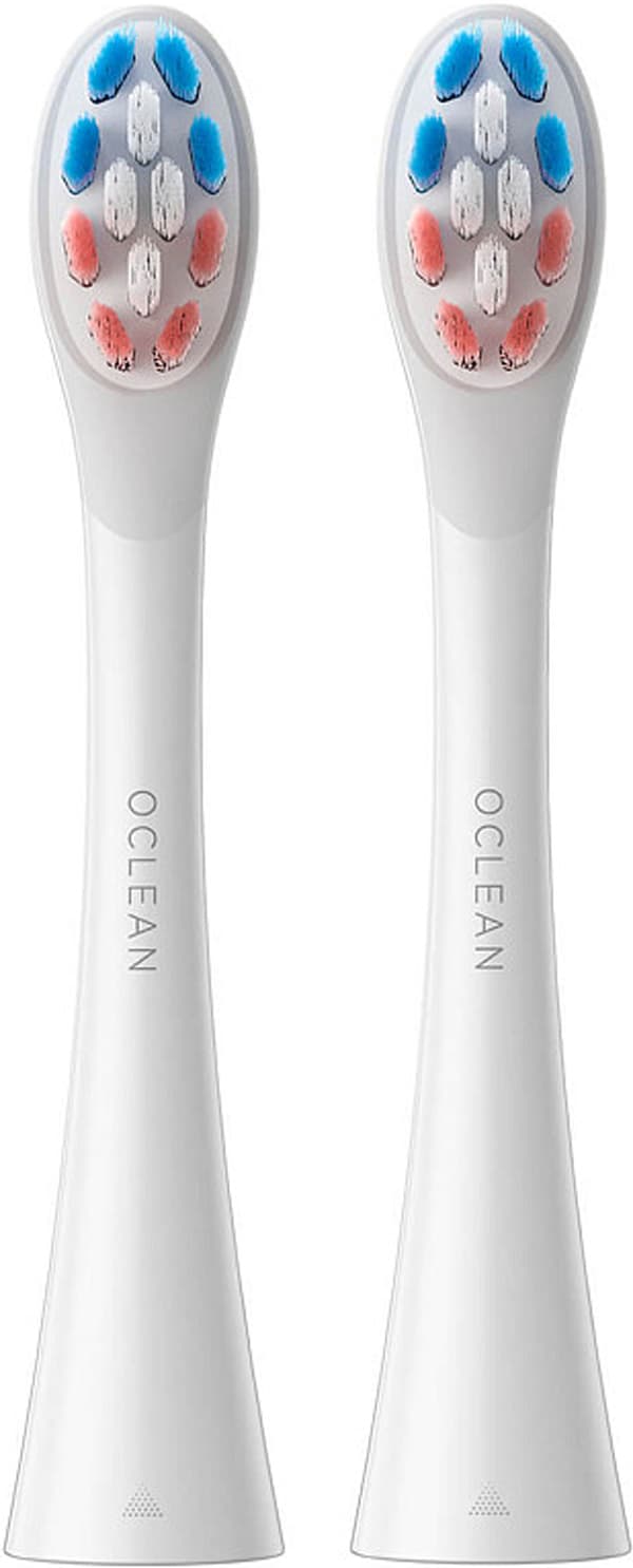 Oclean P3K1 elektriske tandbørstehoveder, ultra bløde, til børn, hvide, 2 stk.