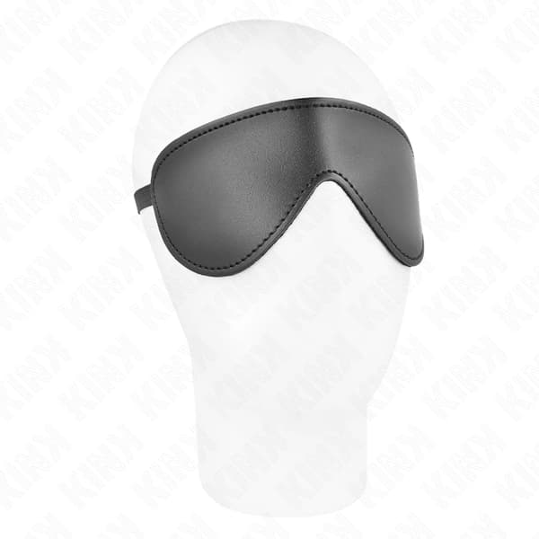 KINK Blindbind Enkel Sort 19,5x7,5 cm Læder Justerbar