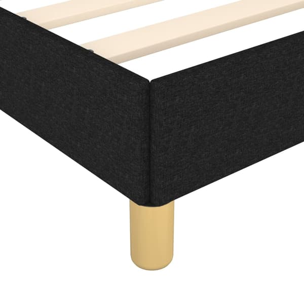 vidaXL sengestel uden madras sort 80x200 cm stof