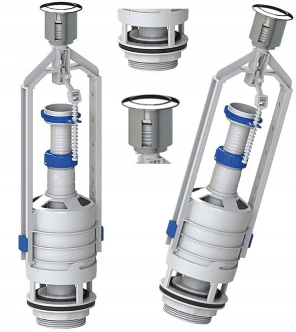 Avtappningsventil med stoppfunktion Compact Universal ZSB/210