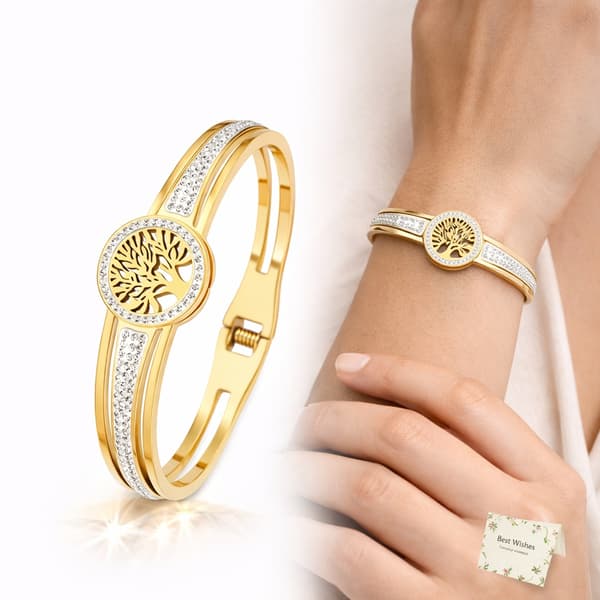 DIAMANTGULDARMBAND Elegant och modern present till kvinnor