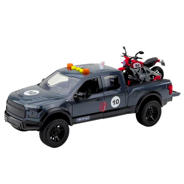 Pickup med motorljus låter grått 1:12