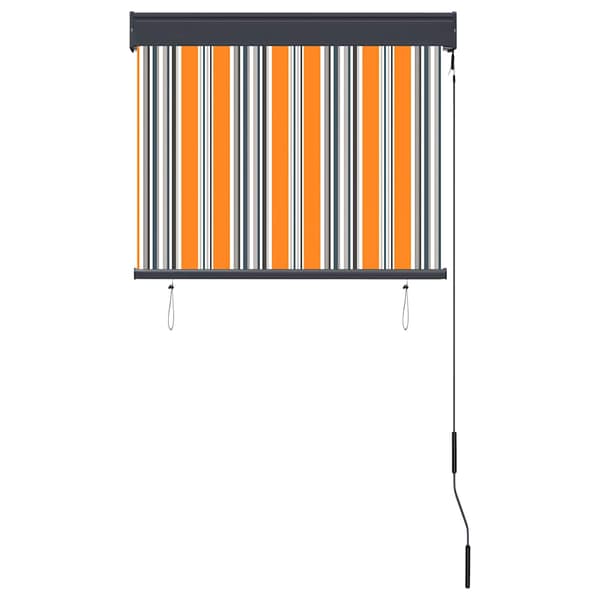 vidaXL Rullgardin, 80x250 cm, gul och blå