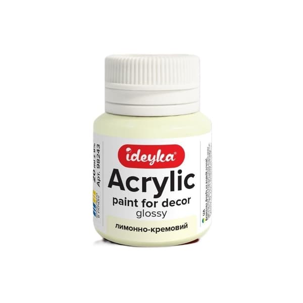 Sitruunakerma akryylimaali 20ml