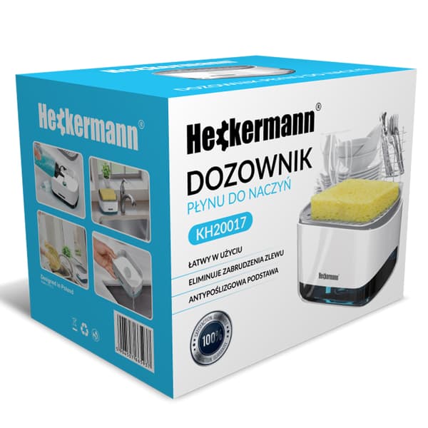 Heckermann KH20017 Køkkenvæskedispenser Hvid