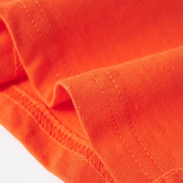 Barn-T-shirt, mörkorange, 128