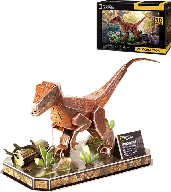 3D-PALAPELI NATIONAL GEOGRAPHIC VELOCIRAPTOR 0534