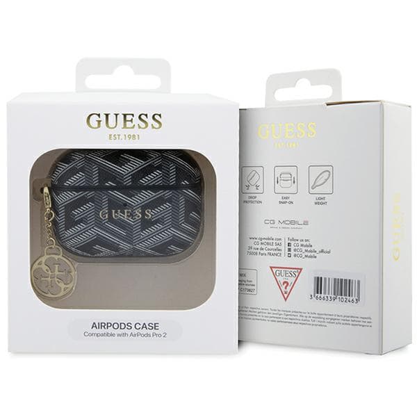 Guess GCube Charm-etui til AirPods Pro 2, sort