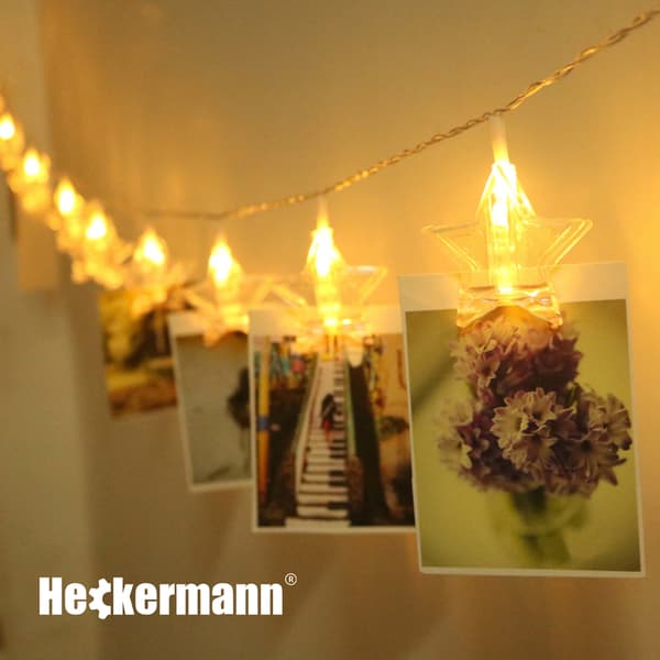 Heckermann IC-96L 6m LED julelys stjerner
