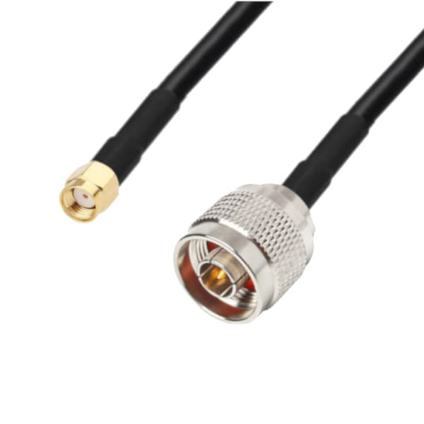 Antennekabel N-stik / SMA-RP-stik H155 20m